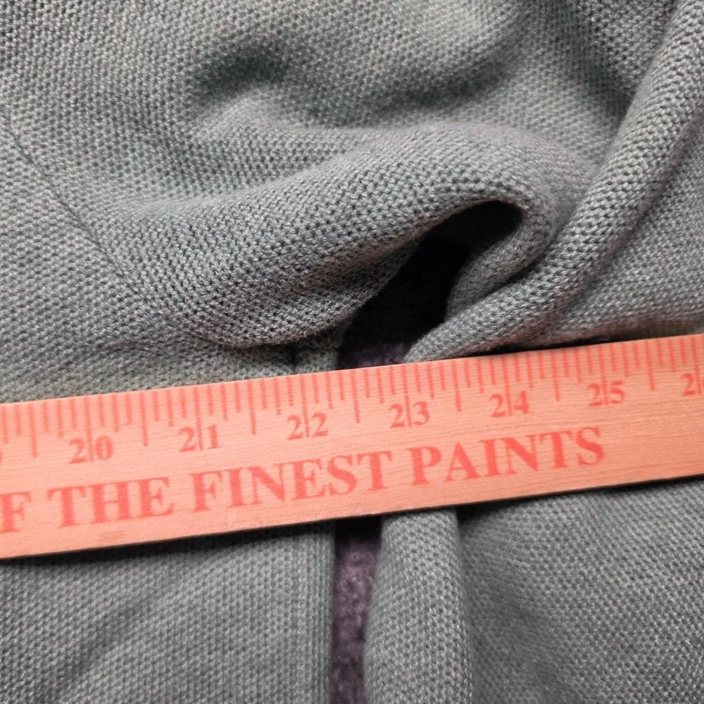 Polo Ralph Lauren XL Mint Sage Green 100% Pima Cotton Pullover 1/4 Zip Sweater